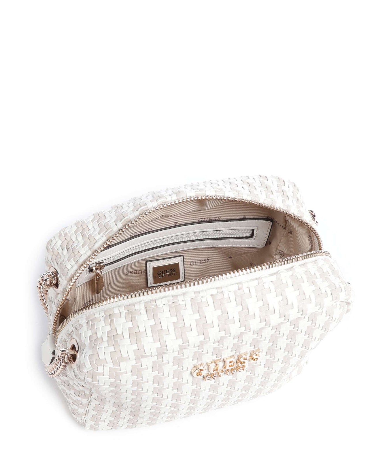 Guess Mirema Crossbody bag white/multicolour
