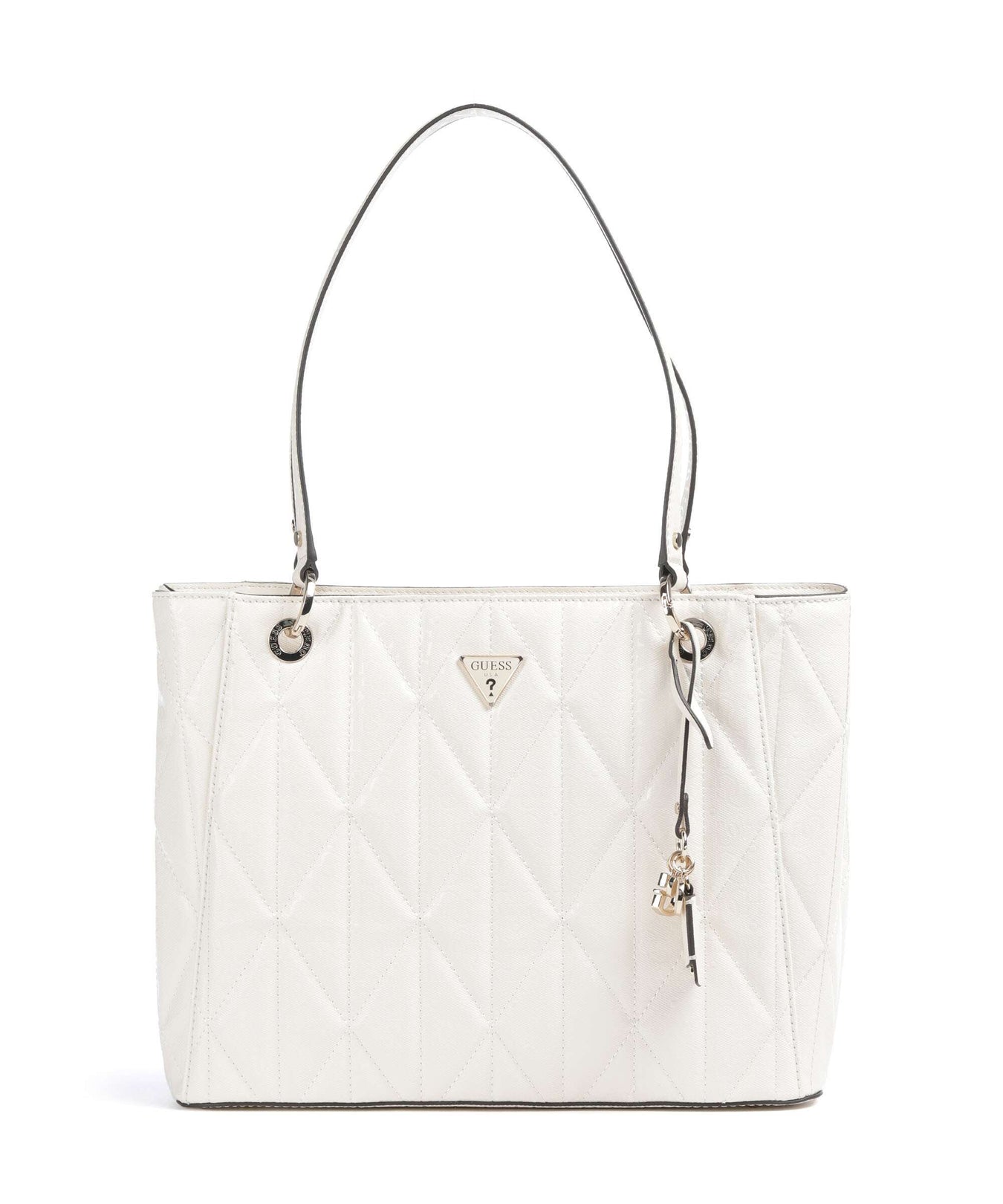 Guess Aldina G-Shine Tote bag offwhite