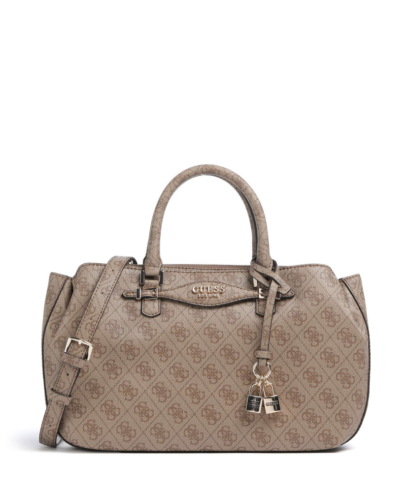 Guess Katya 4G Logo Handbag latte logo