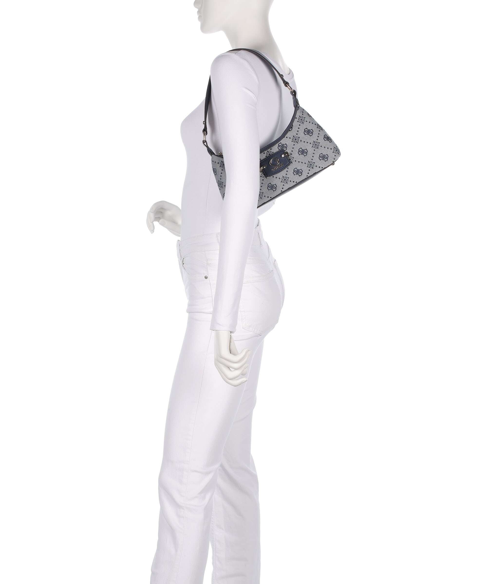 Guess Neda 4G Peony Logo Shoulder bag navy logo