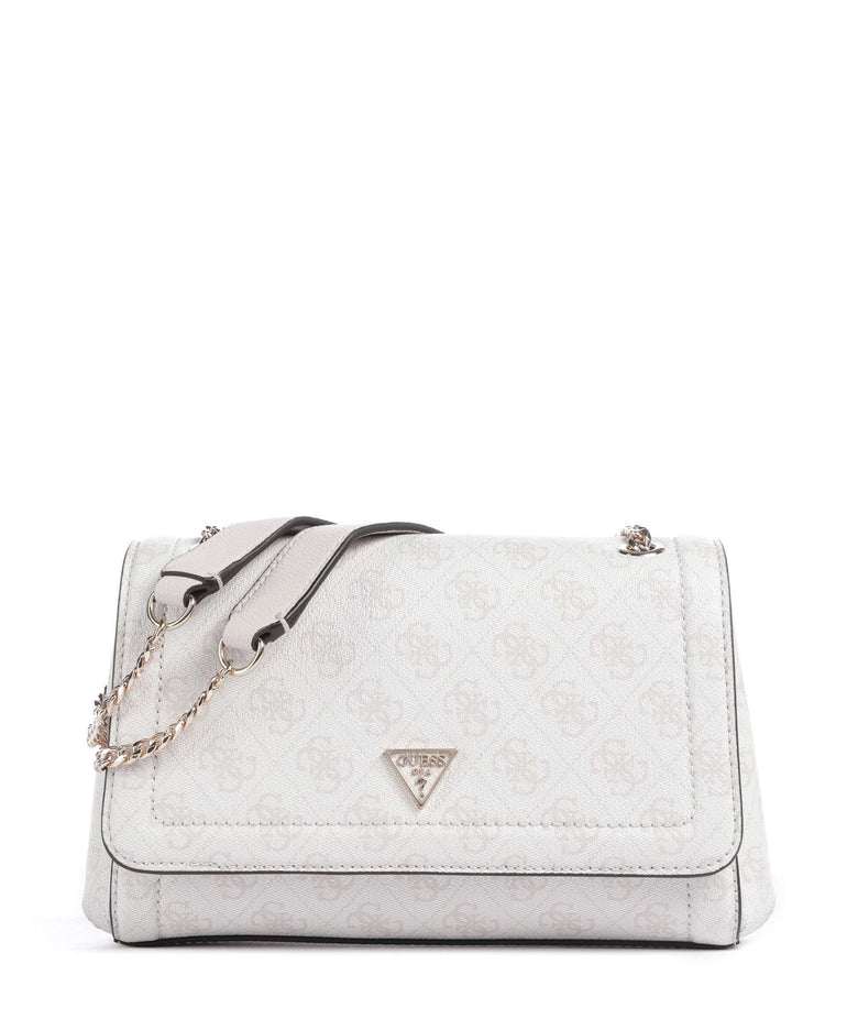 Guess Noelle Shoulder bag white logo
