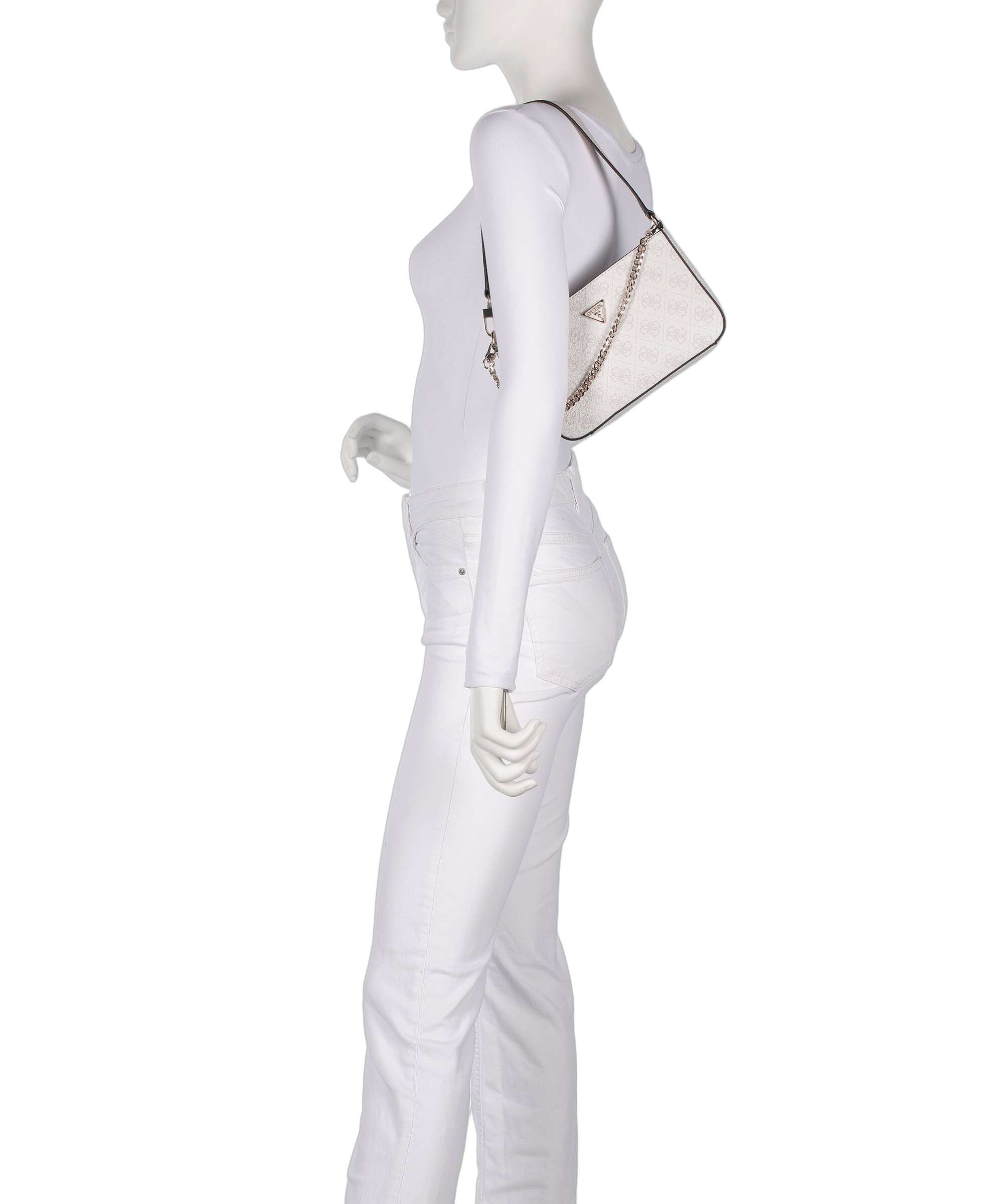 Guess Noelle Mini Shoulder bag white logo