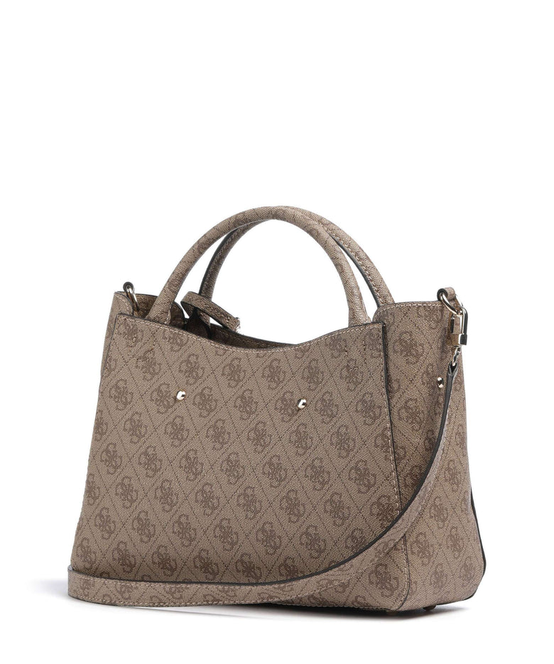 Guess Brenton Handbag latte logo