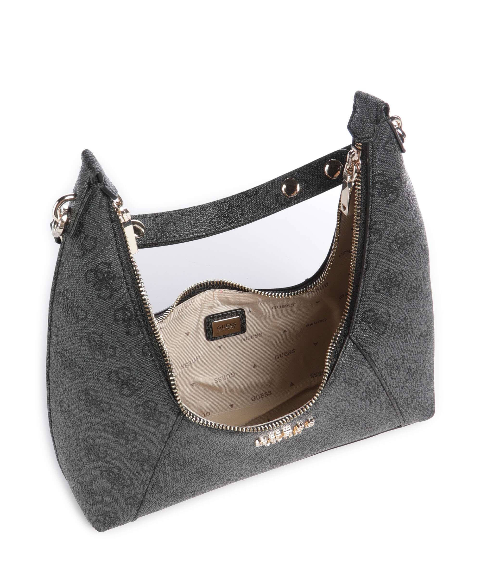 Guess Calista Shoulder bag coal logo