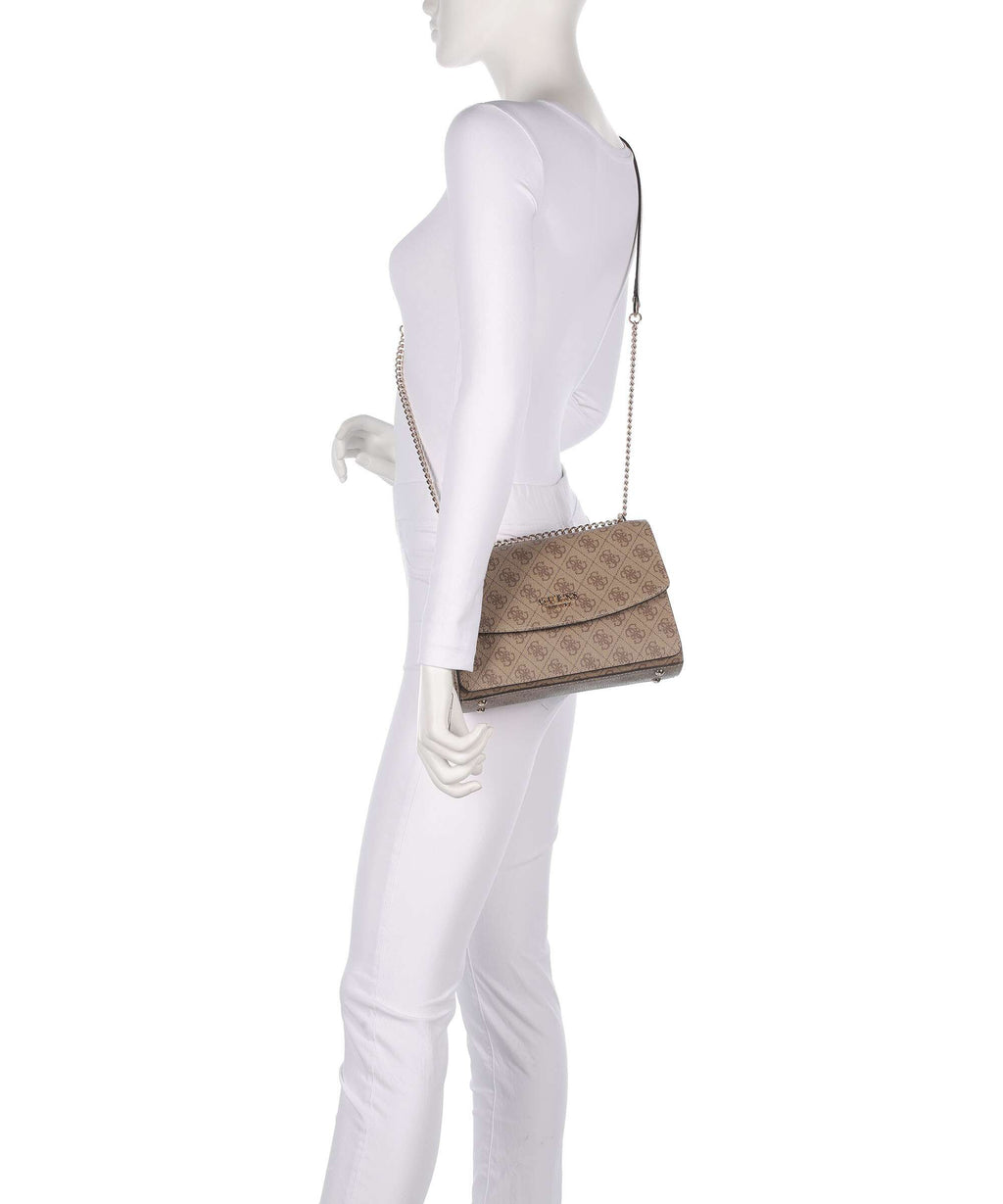 Guess Calista Shoulder bag latte logo
