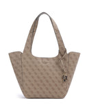 Guess Calista bolsa shopper latte logo