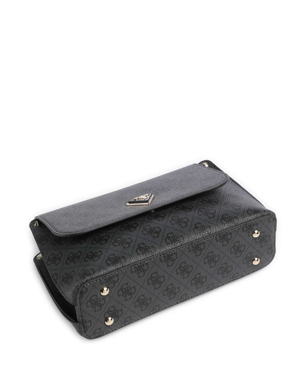 Guess Meridian Crossbody bag coal logo