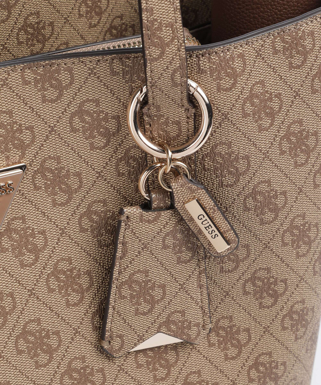 Guess Meridian Tote bag latte logo