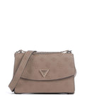 Guess Cresidia Shoulder bag dark taupe logo