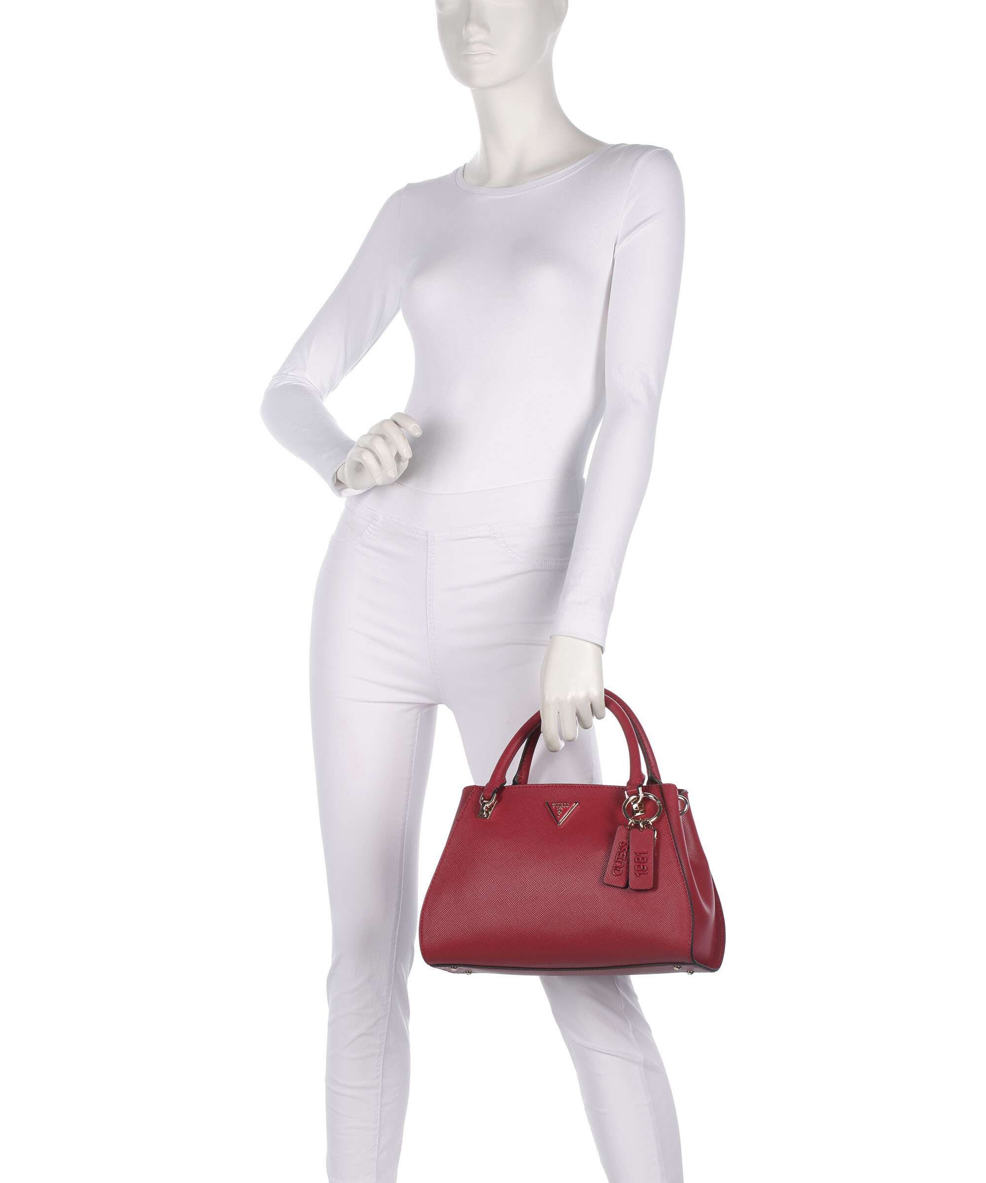 Guess Noelle II Luxury Handbag garnet
