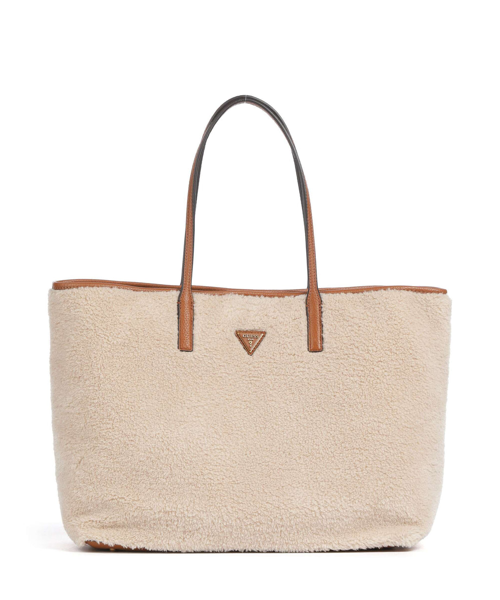 Guess Victtoria Large Tote bag natural/cognac
