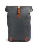 Brooks England Pickwick Cotton Canvas Small Mochila Rolltop grey