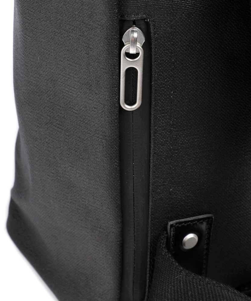 Brooks England Pickwick Cotton Canvas Small Rolltop backpack black