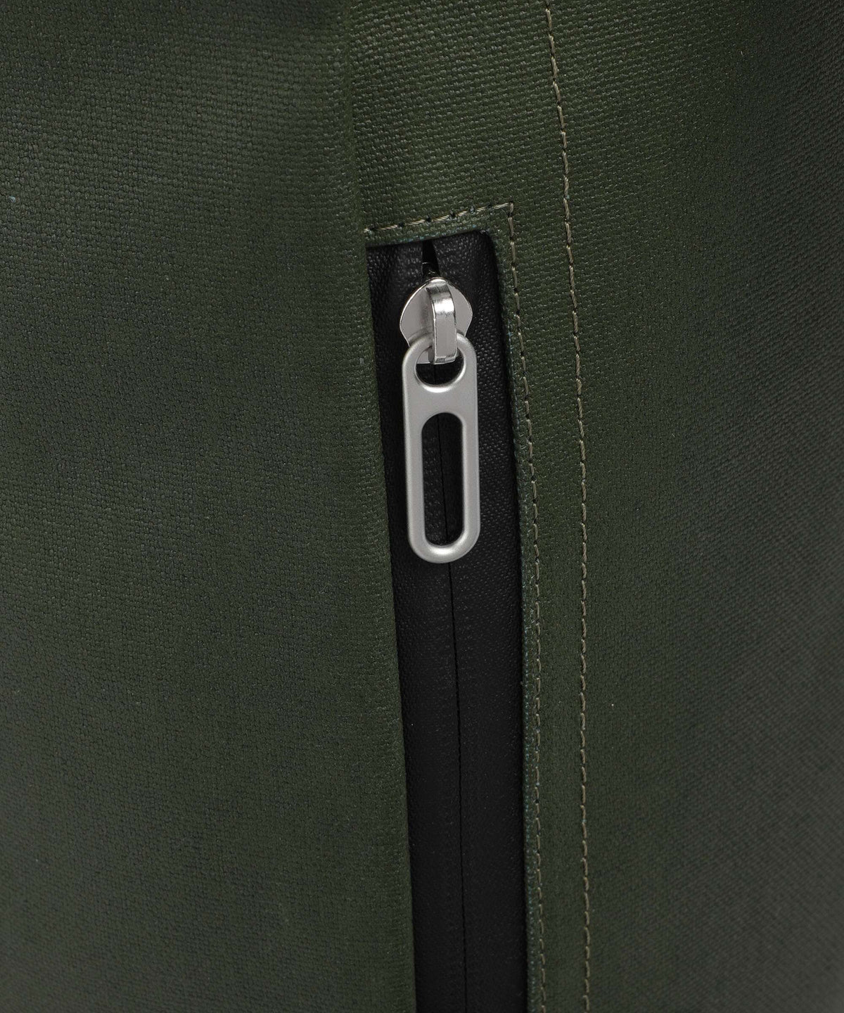 Brooks England Pickwick Cotton Canvas Large Rolltop backpack forest