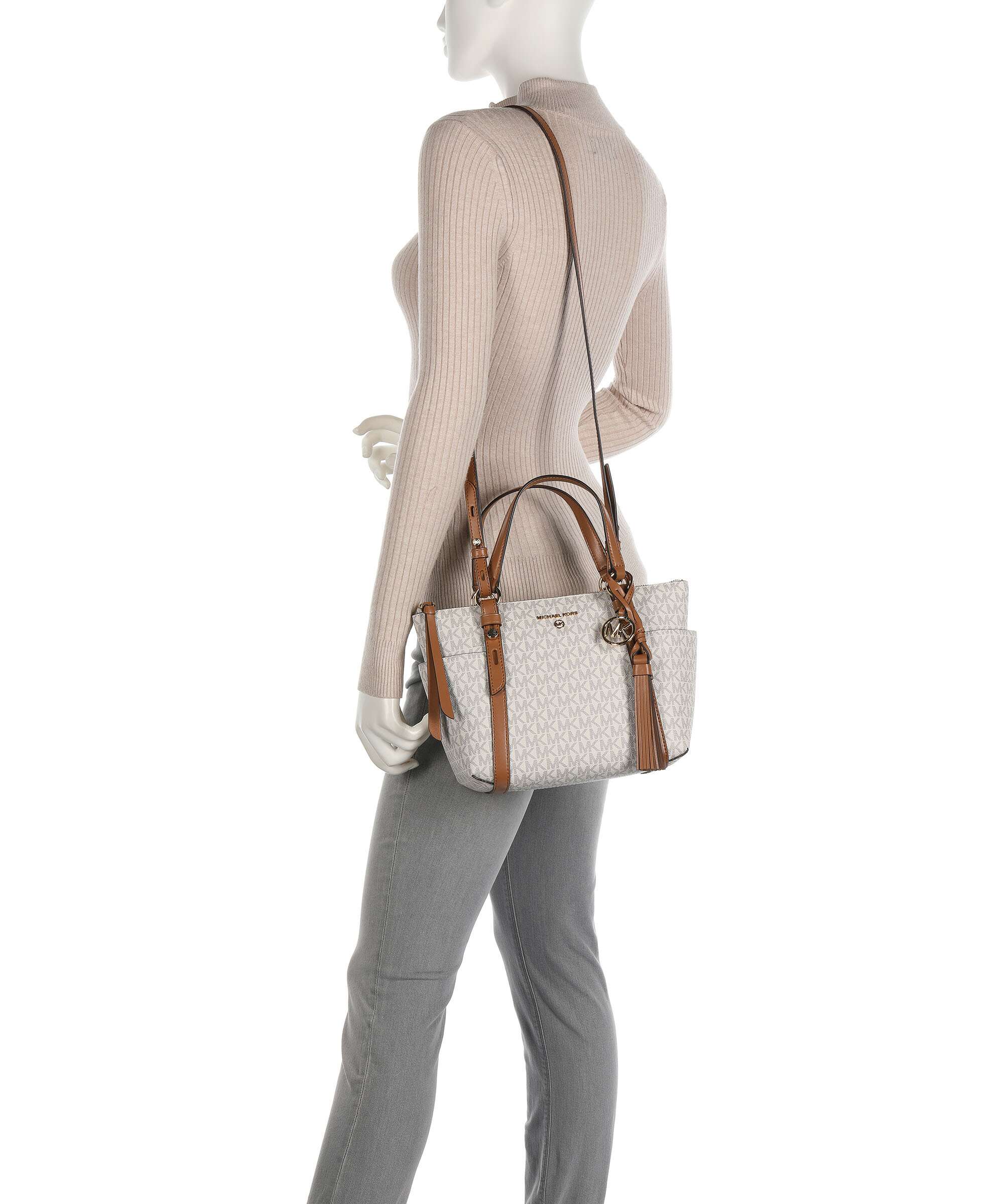 Michael Kors Sullivan Handbag vanilla/acorn