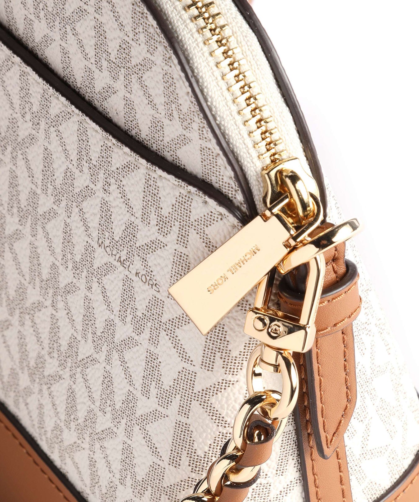 Michael Kors Jet Set Charm Crossbody bag vanilla/acorn