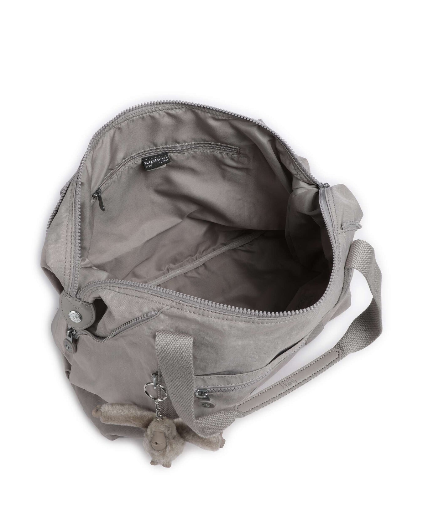 Kipling Basic Art Handbag grey gris