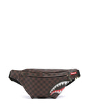 Sprayground Sharks in Paris Blur Pack Fanny brown/black