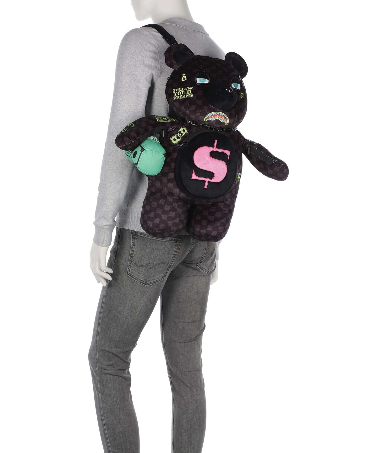 Sprayground Slime Takeover Teddy Bear Backpack multicolour