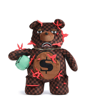 Sprayground Ninja Star Bear Mochila brown
