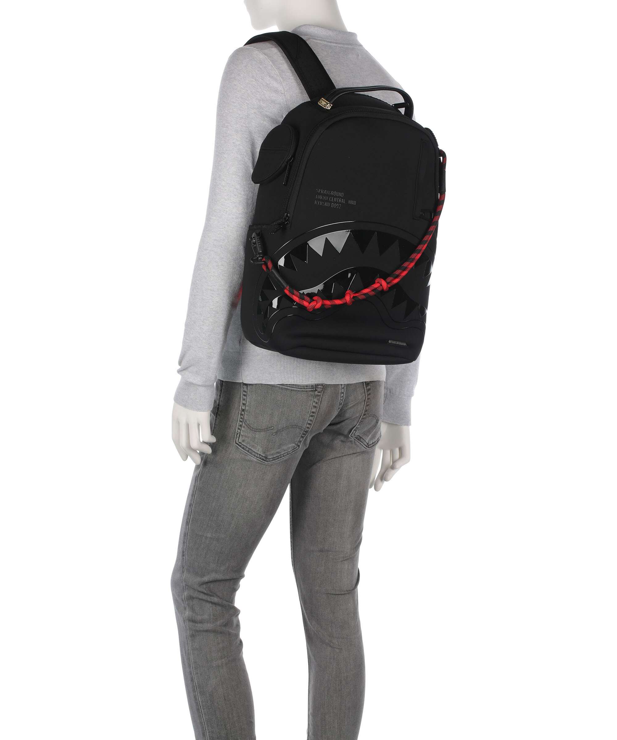 Sprayground Shark Central Kyushu Backpack black