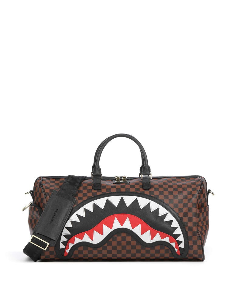 Sprayground Sawtooth Sharks in Paris Weekend bag brown