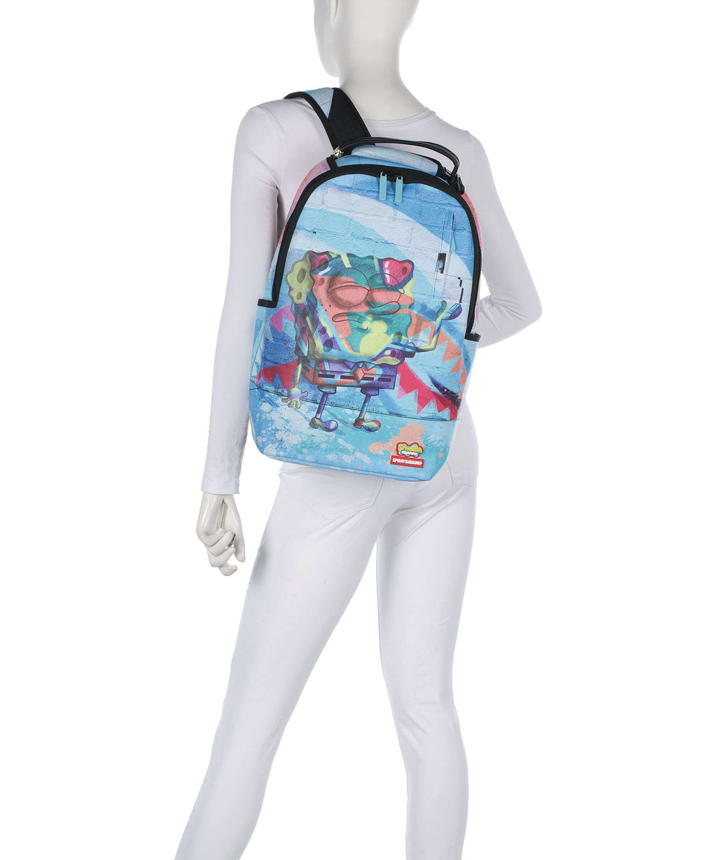 Sprayground Painted Spongebob Backpack multicolour