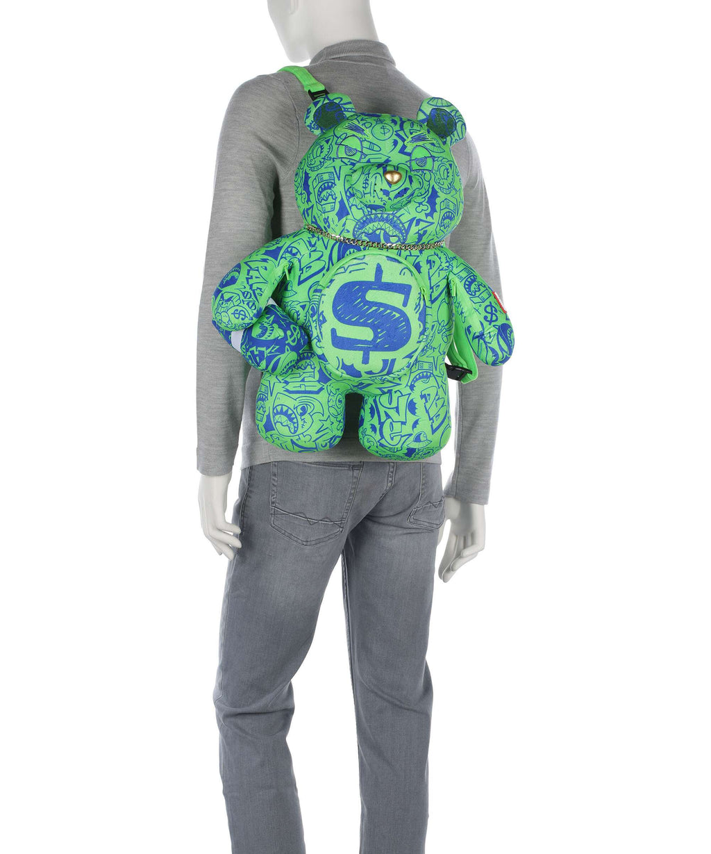 Sprayground Tatted Up No Face Moneybear Backpack multicolour