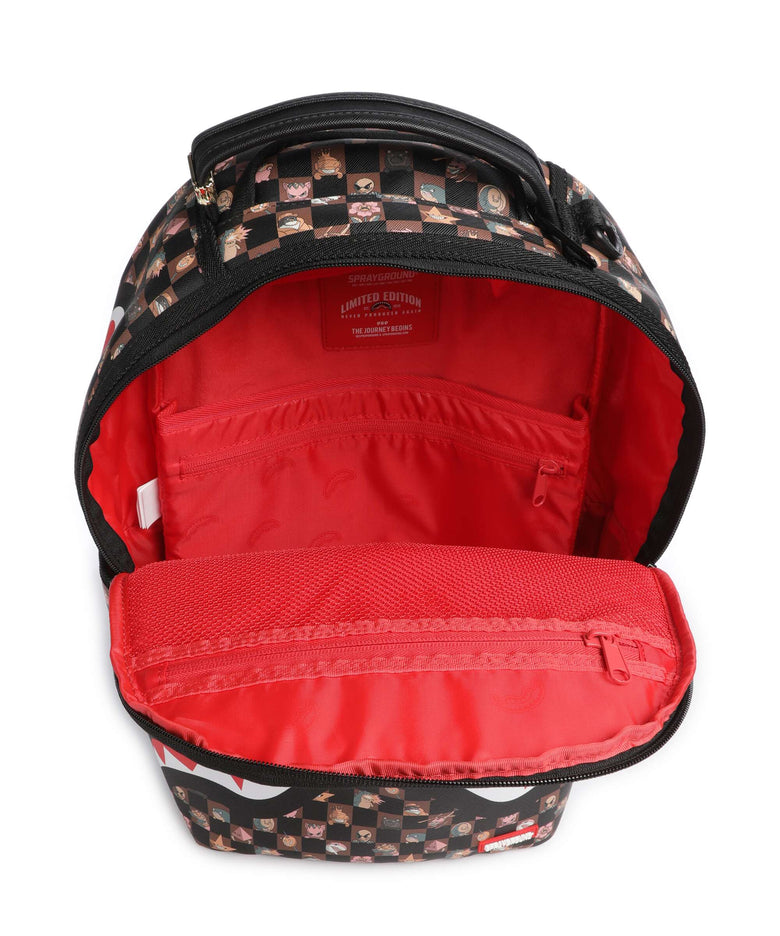 Sprayground Peeking Characters Remix Backpack brown