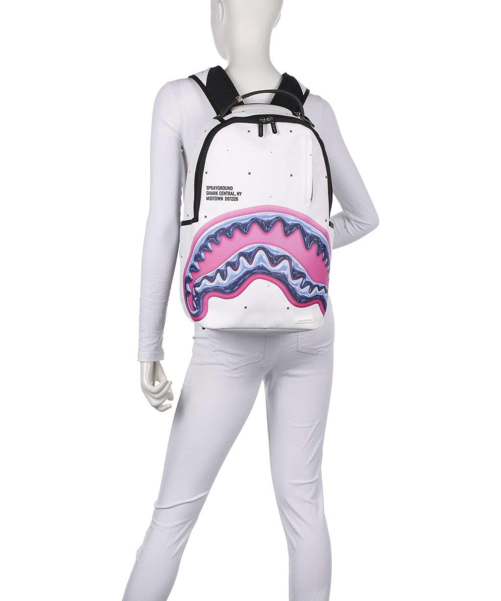Sprayground Shark Central Liquid Chrome Backpack multicolour