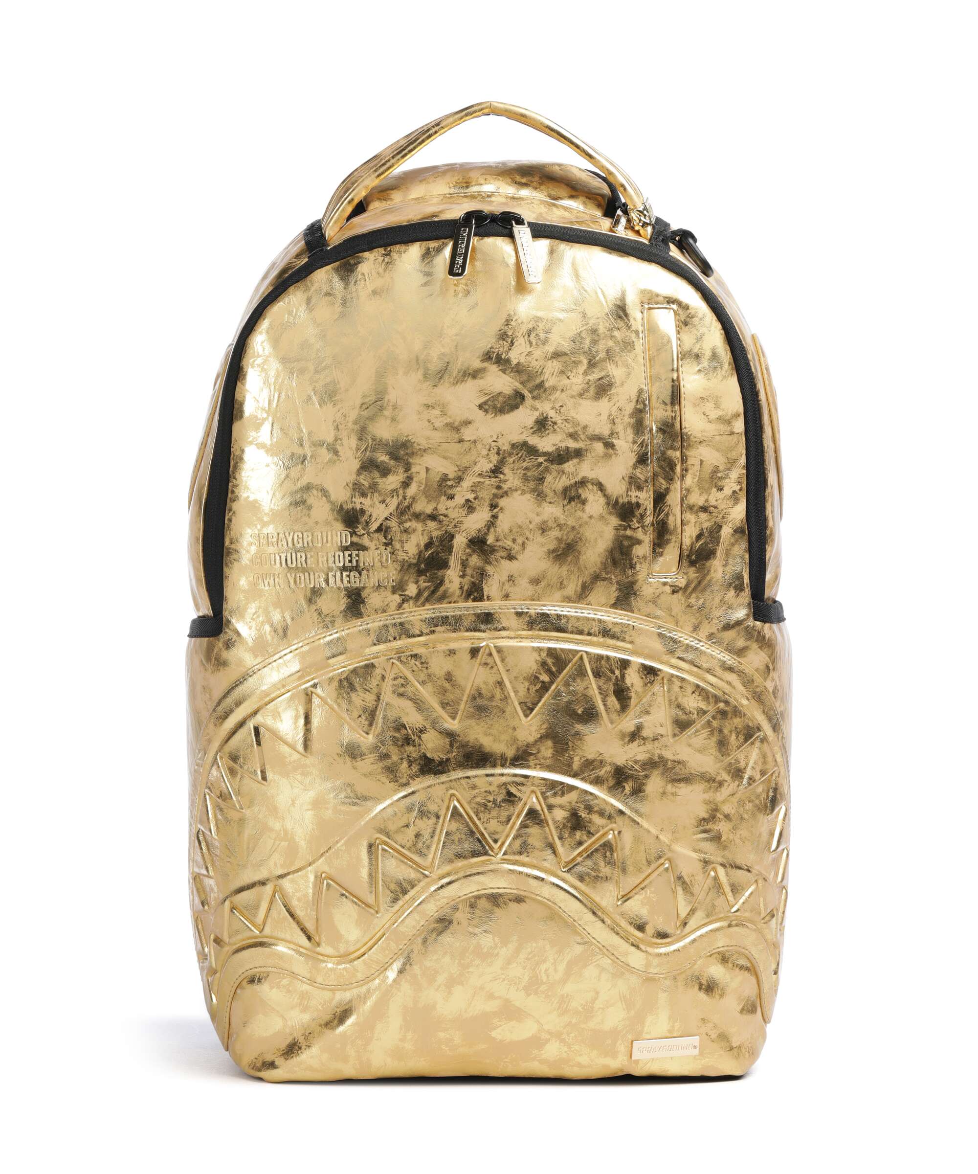 Sprayground Gold Weathered Backpack gold