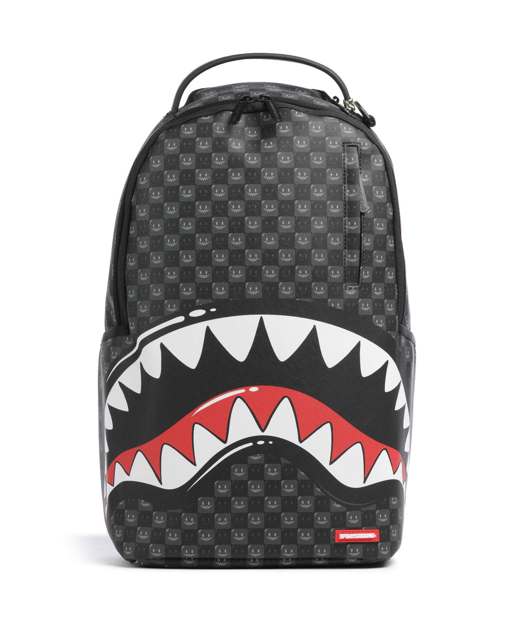 Sprayground Sharks In Paris Wtf Bubbly Black Check Backpack multicolour