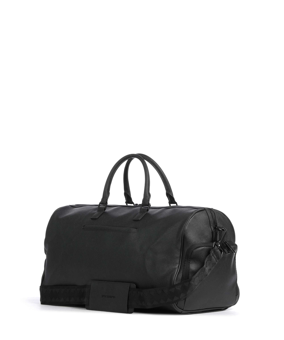 Sprayground Blacked Out Embossed Gold Tooth Weekend bag black