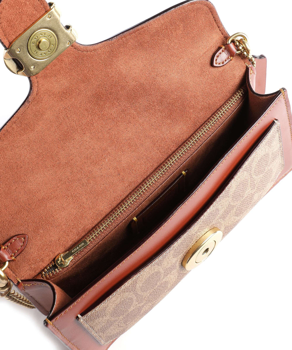 Coach Tabby Chain Crossbody bag tan rust