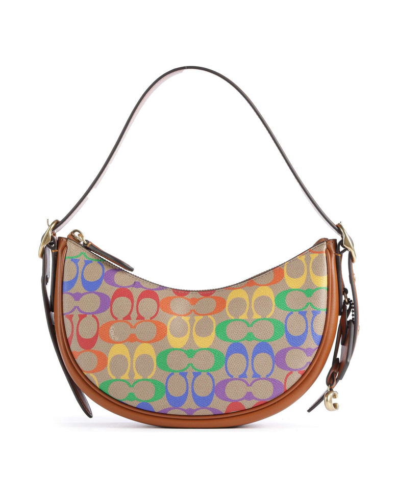 Coach Luna Shoulder bag rainbow signature