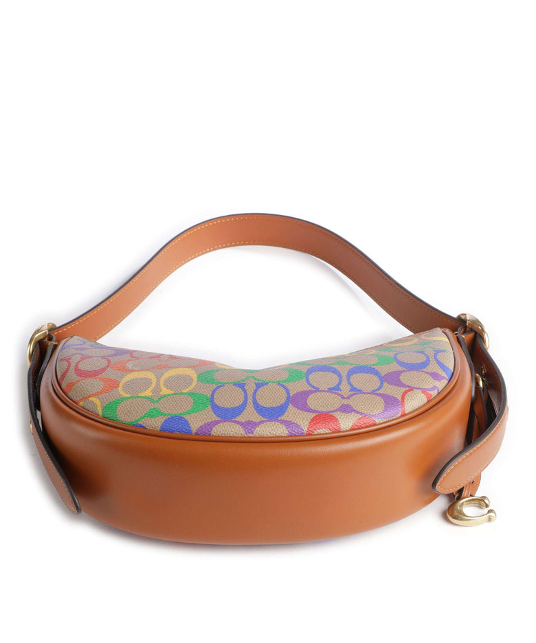 Coach Luna Shoulder bag rainbow signature