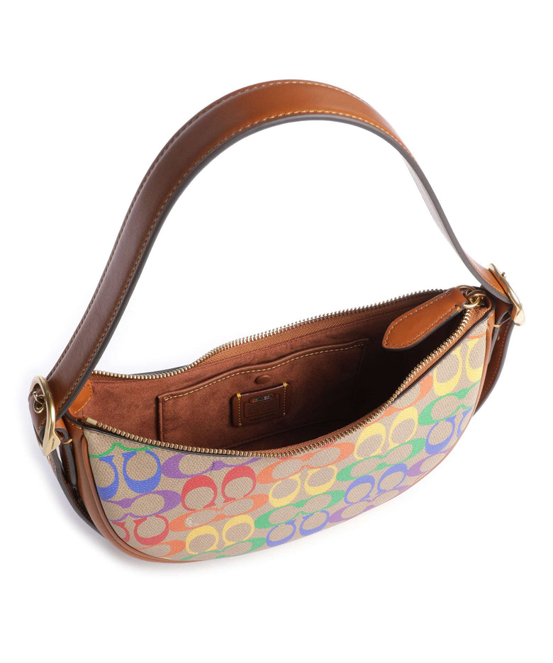 Coach Luna Shoulder bag rainbow signature