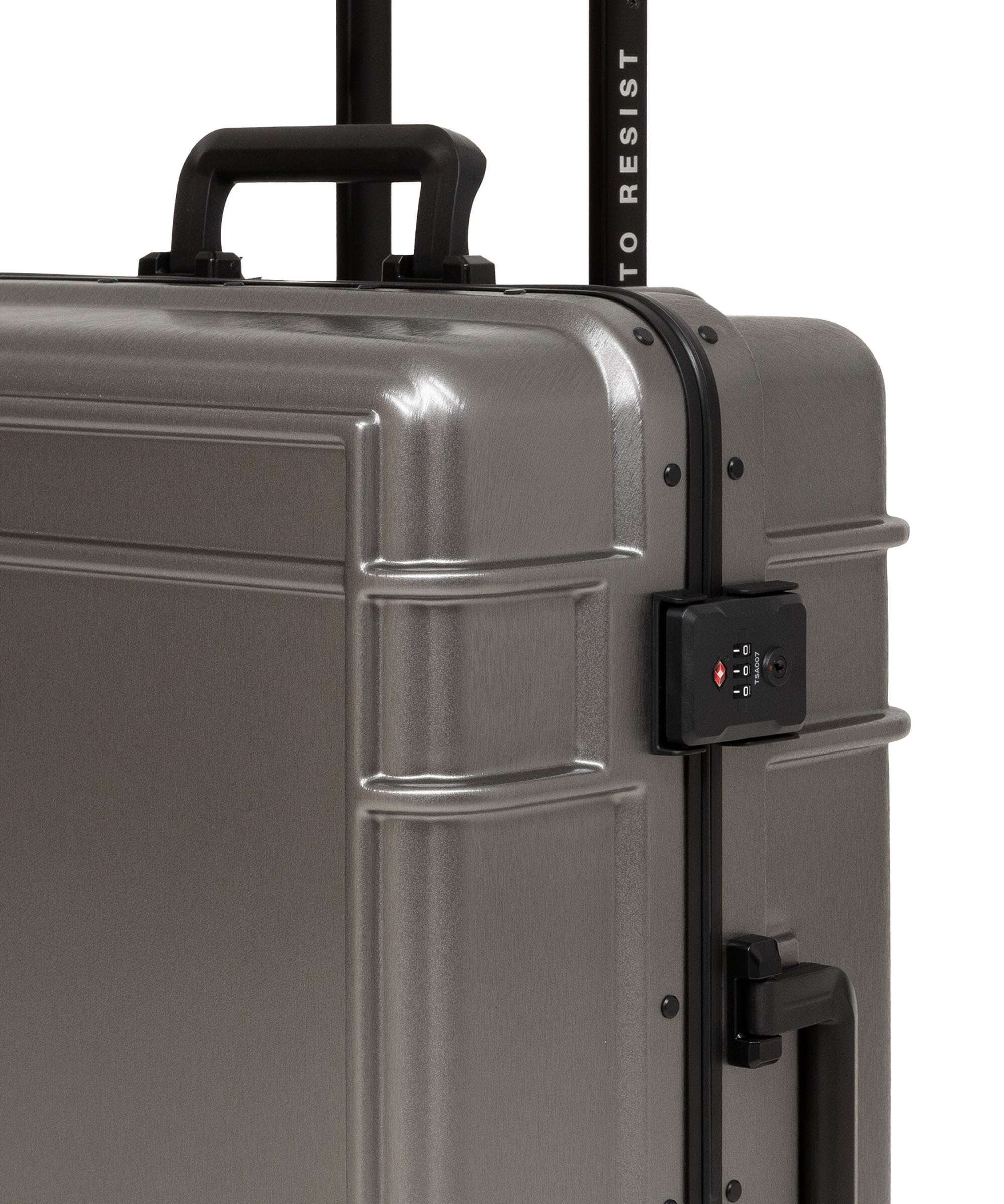 Eastpak Resist'R Case Spinner (4 wheels) brushed metal