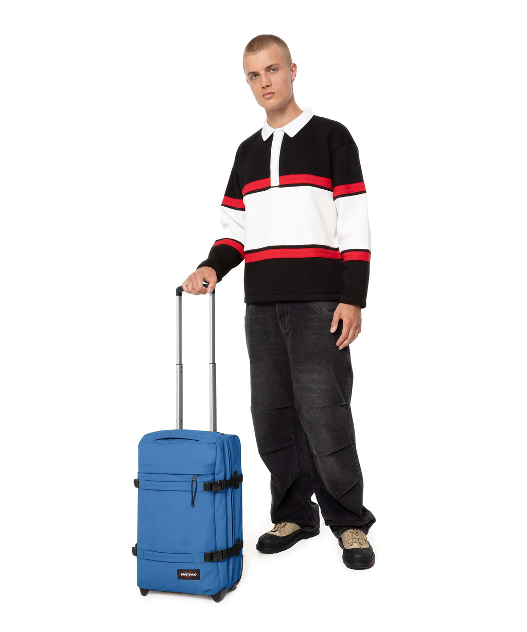 Eastpak Transit'R S Travel bag with wheels healing blue