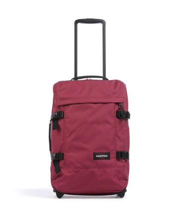 Eastpak Tranverz S Mala de viagem com rodas wine burgundy
