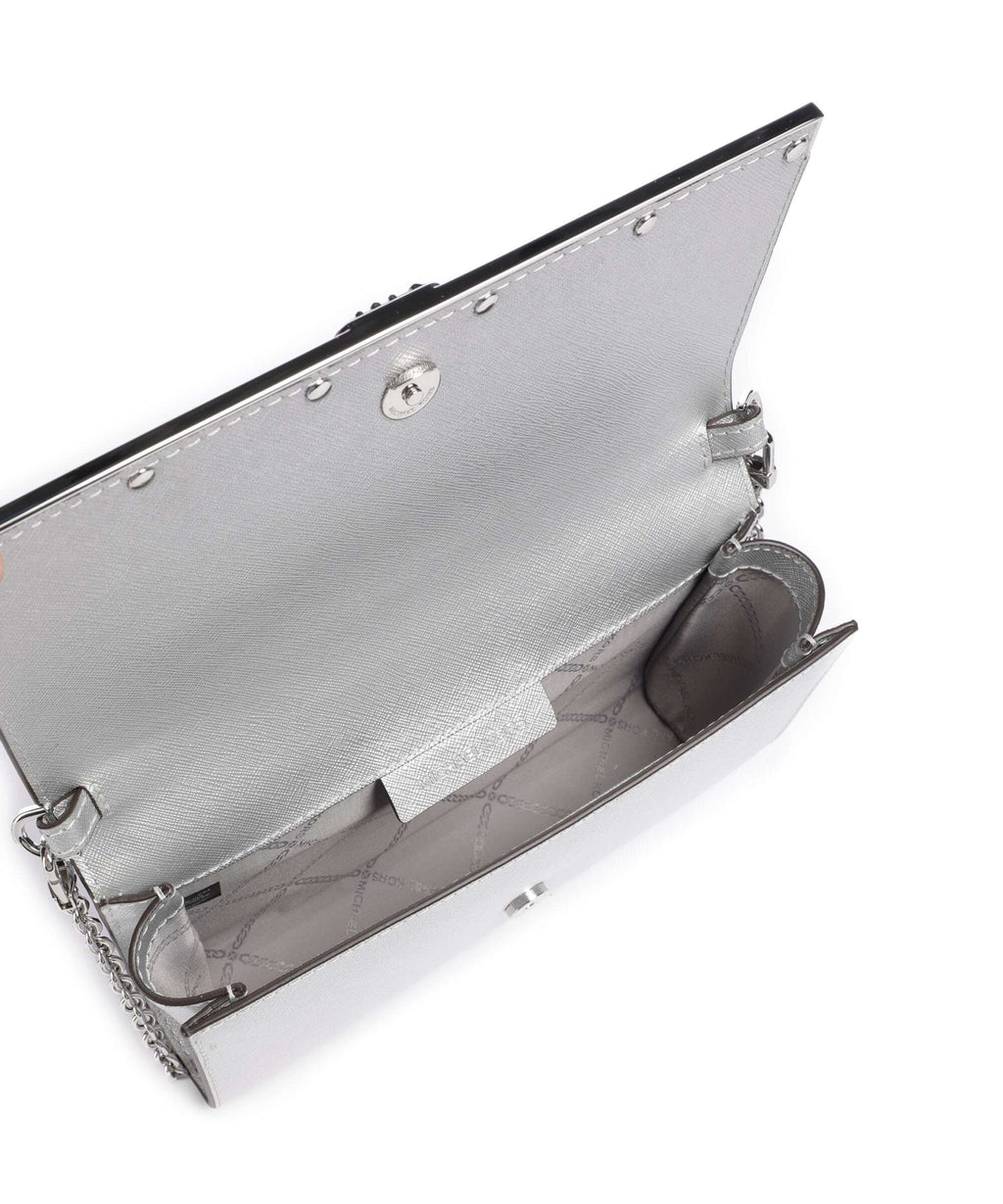 Michael Kors Mona Crossbody bag silver