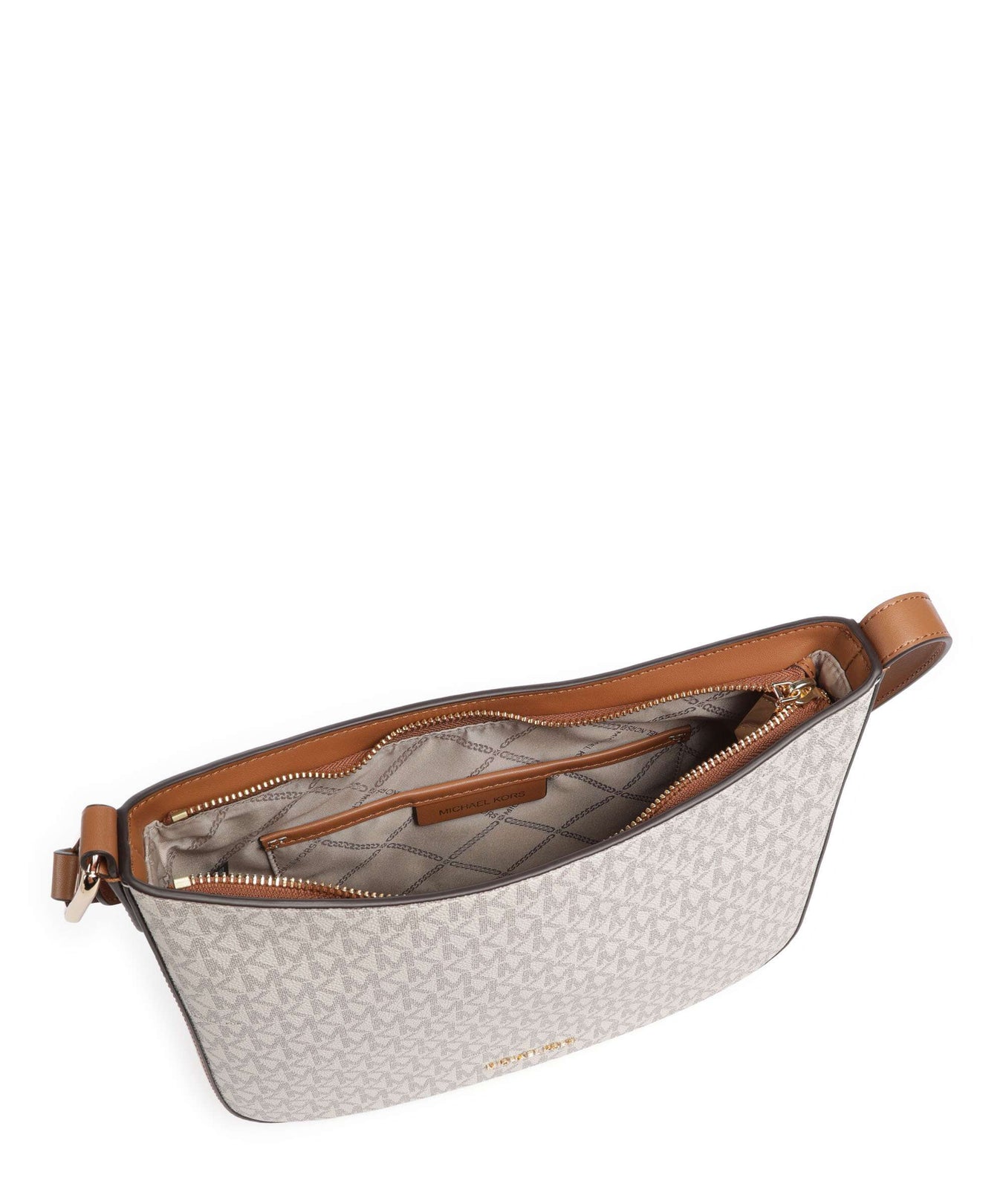 Michael Kors Kensington Hobo bag vanilla/acorn