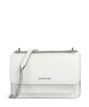 Michael Kors Claire Large Bolsa tiracolo optic white