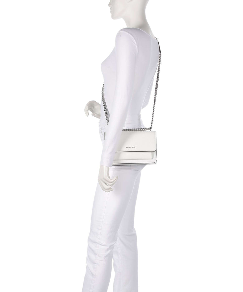 Michael Kors Claire Large Shoulder bag optic white