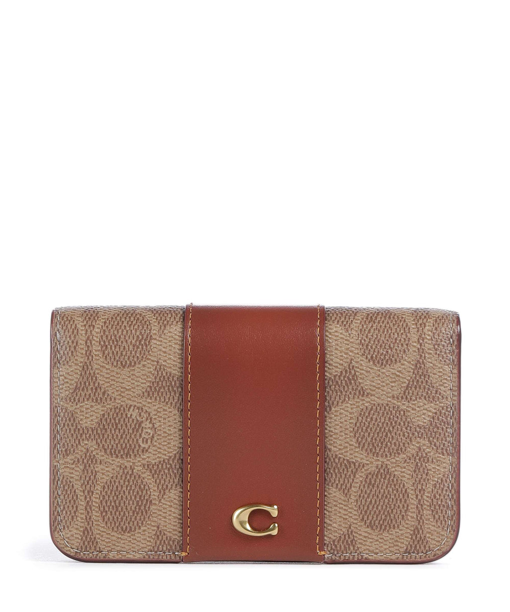 Coach Essential Signature Wallet tan rust