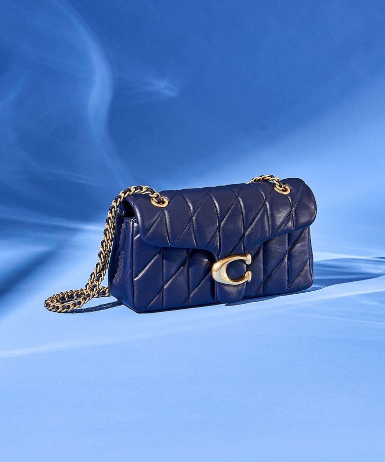 Coach Tabby Quilted 26 Shoulder bag dark navy