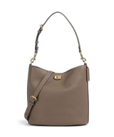 Coach Willow Soft Saco de balde dark stone