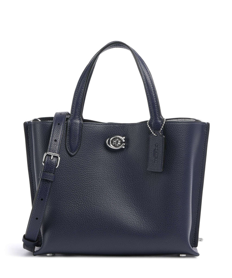Coach Willow 24 Handbag dark navy