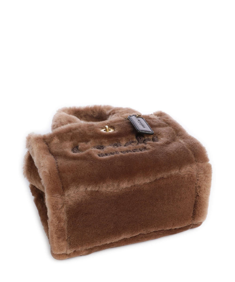 Coach Cargo Shearling 20 Crossbody bag teddy