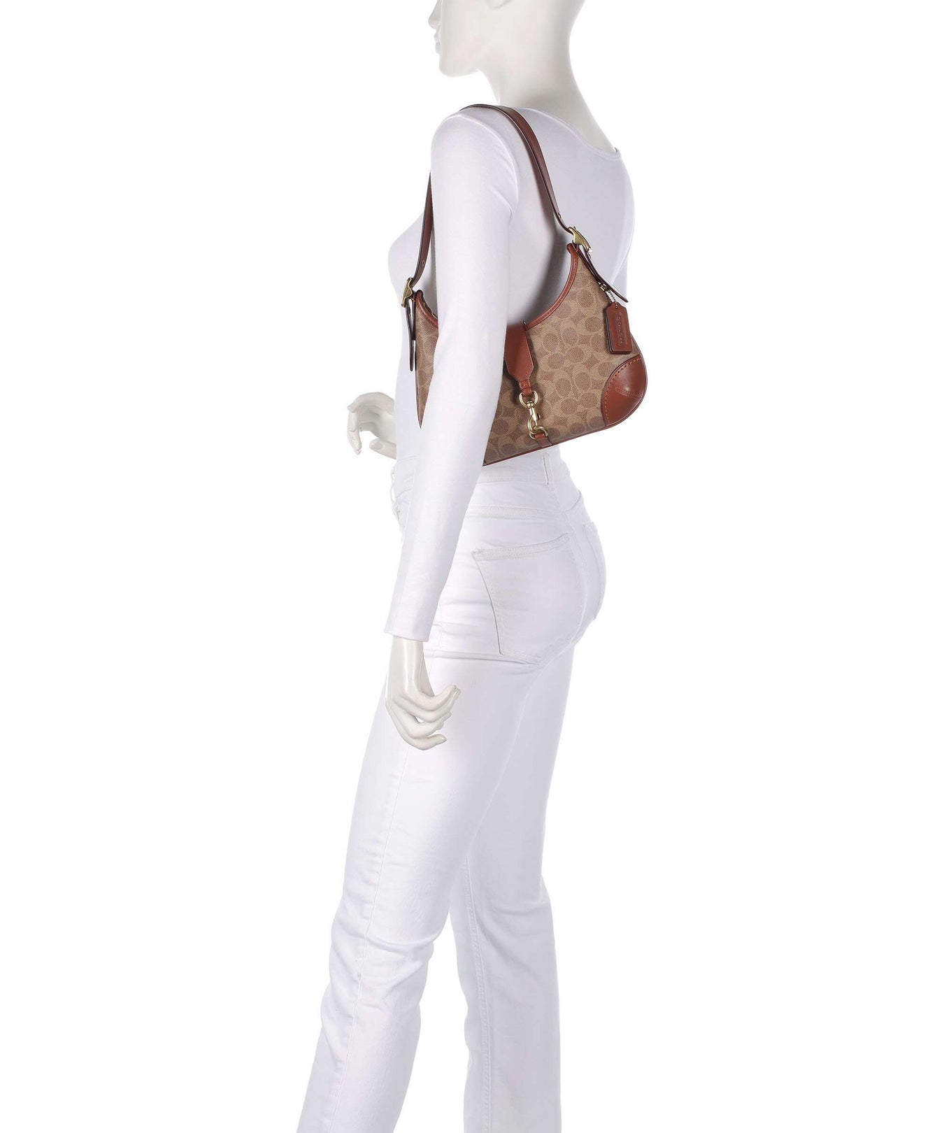 Coach Hamptons Signature Shoulder bag tan caramel